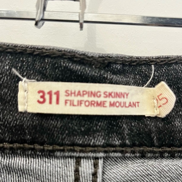Skinny Levi’s, very slightly broken in. - Picture 3 of 3